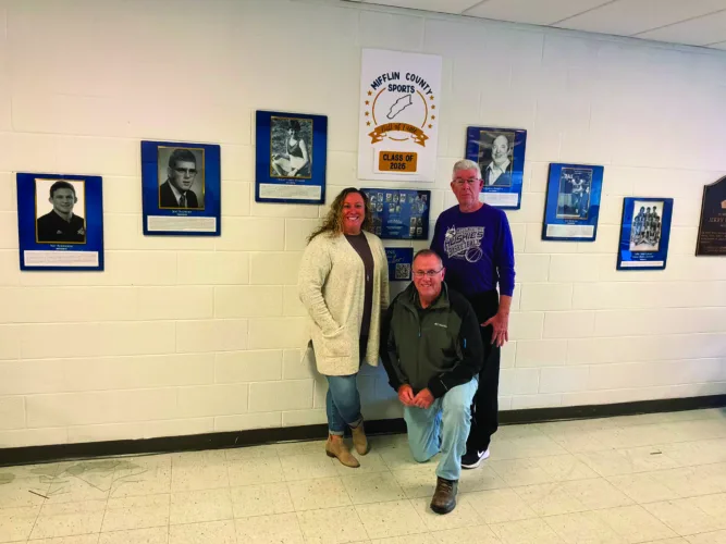 A Home for the Hall: YMCA wall puts Mifflin County sports history on display
